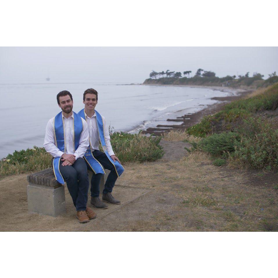 Dane and Benton at their UCSB graduation (2019)