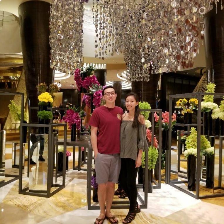 Date night when we lived in Vegas