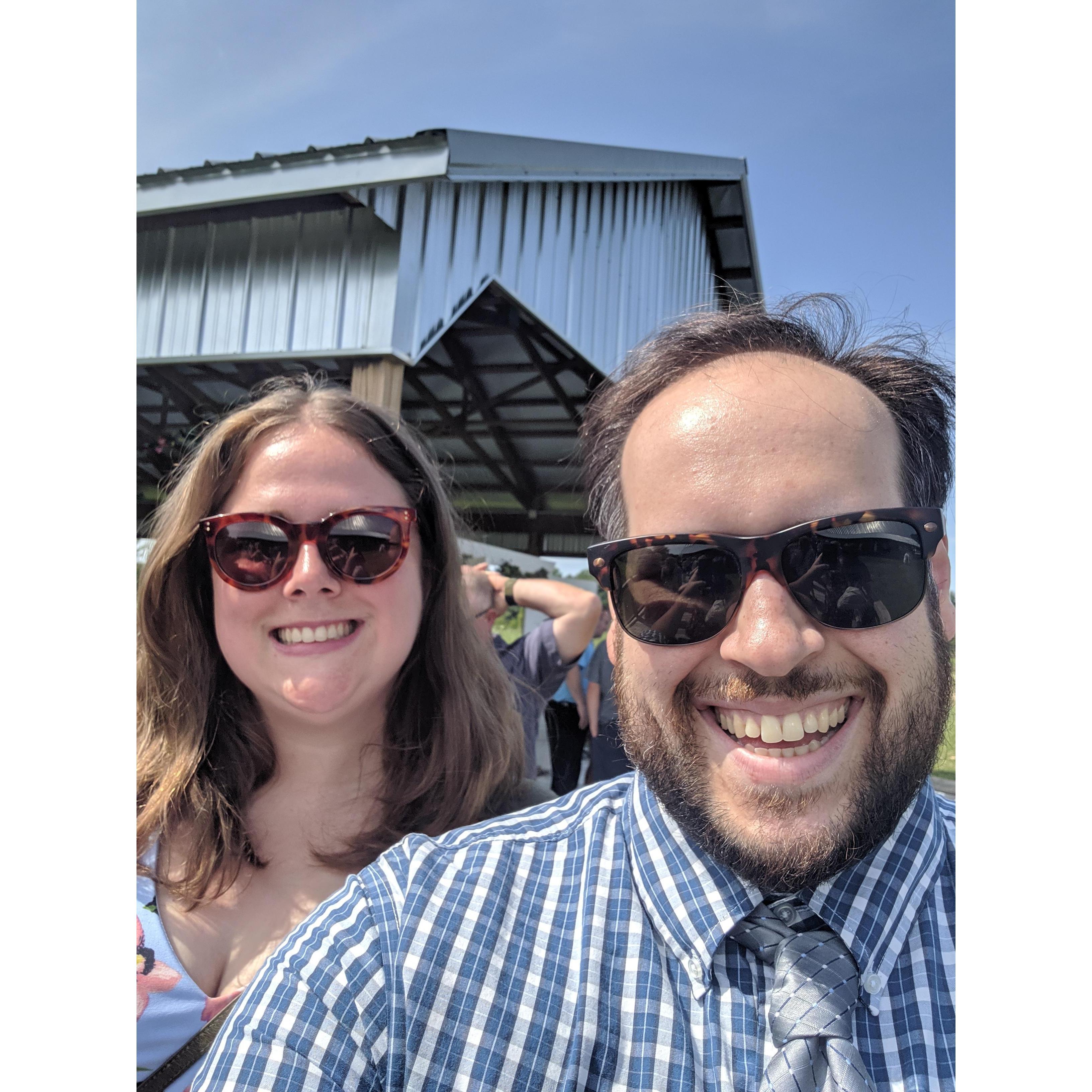 Having some fun summer wedding style (our first summer together where we went to, 3, 4, weddings??)