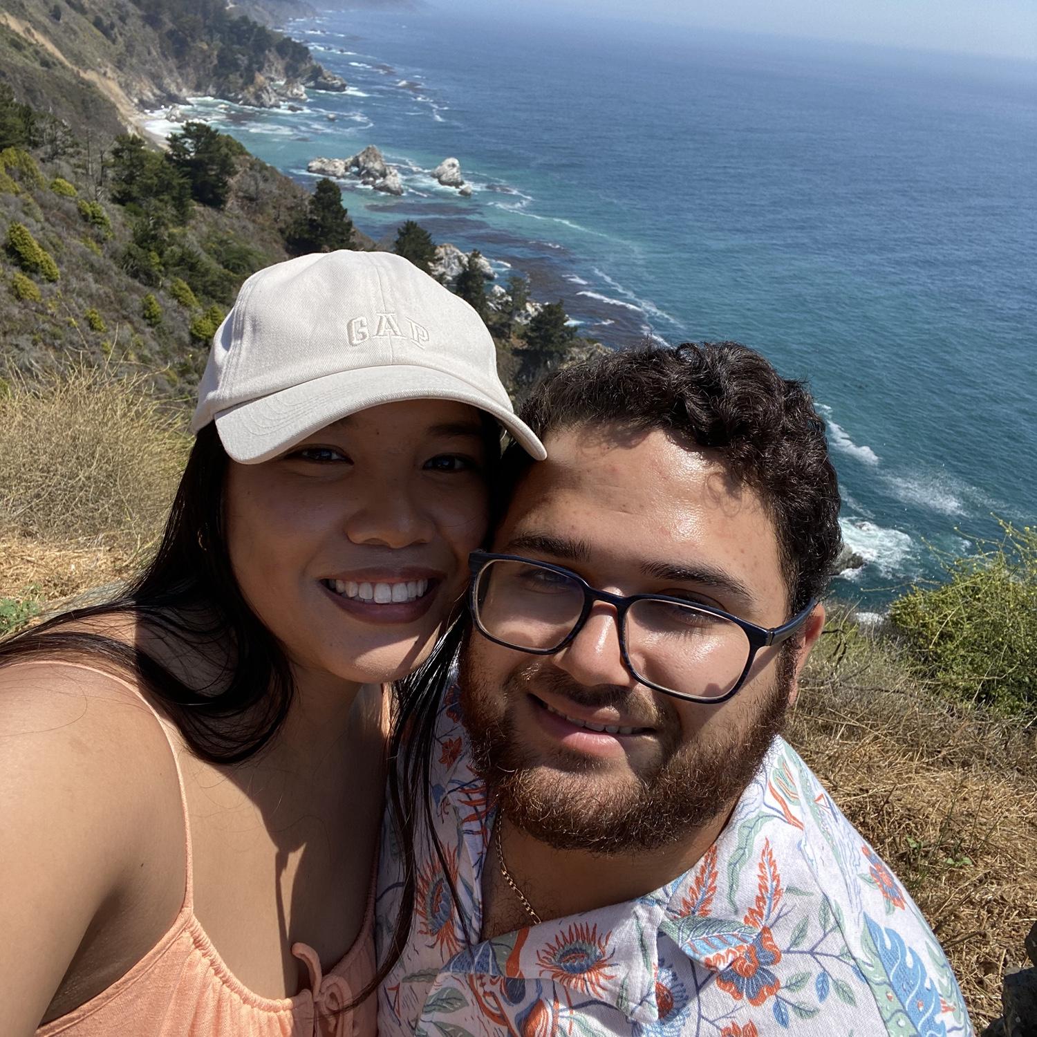 Road tripping along Highway 1 after helping move Leia to San Luis Obispo for her residency
