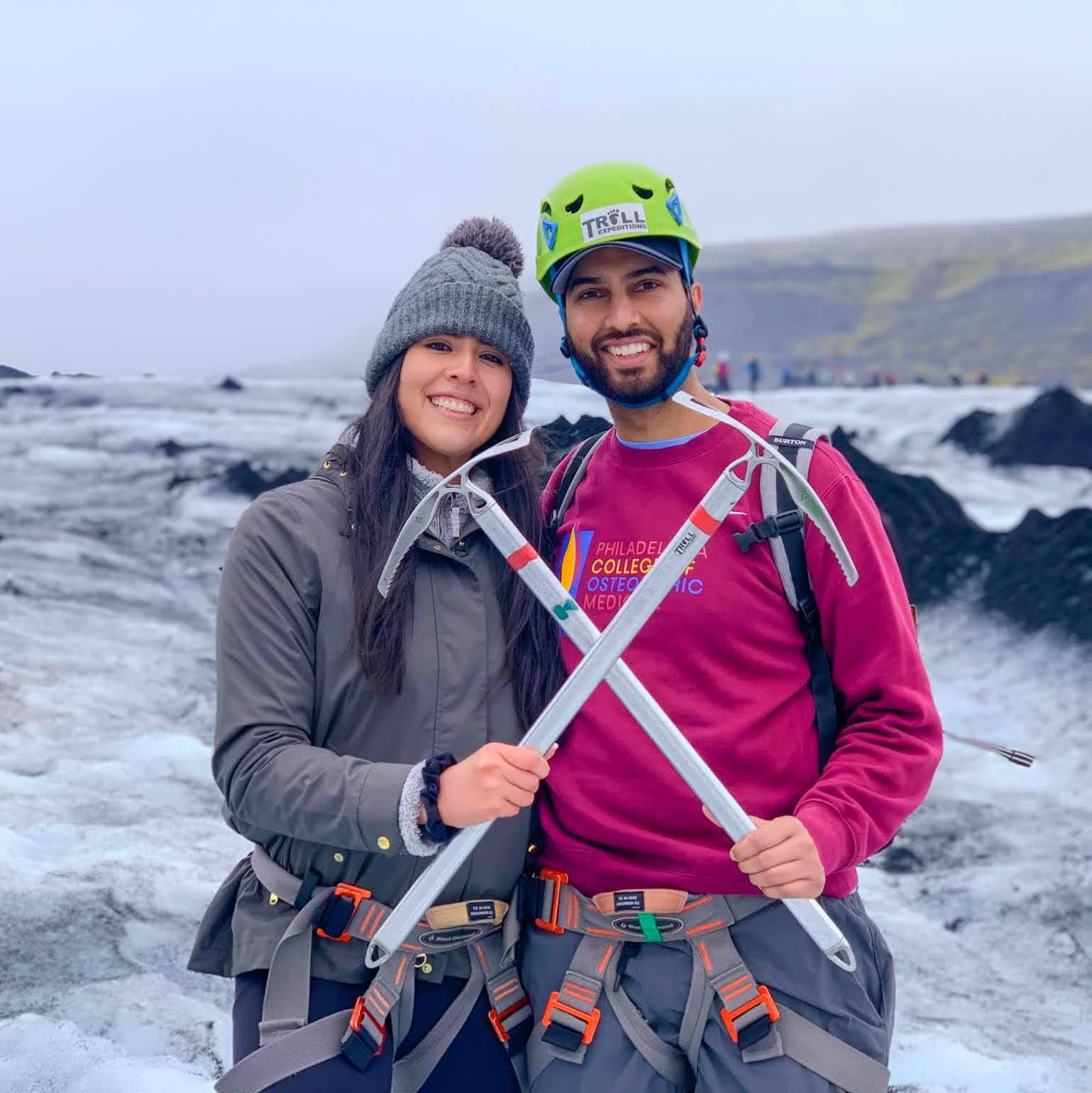 Glacier hiking in Sólheimajökull, Iceland, July 2021