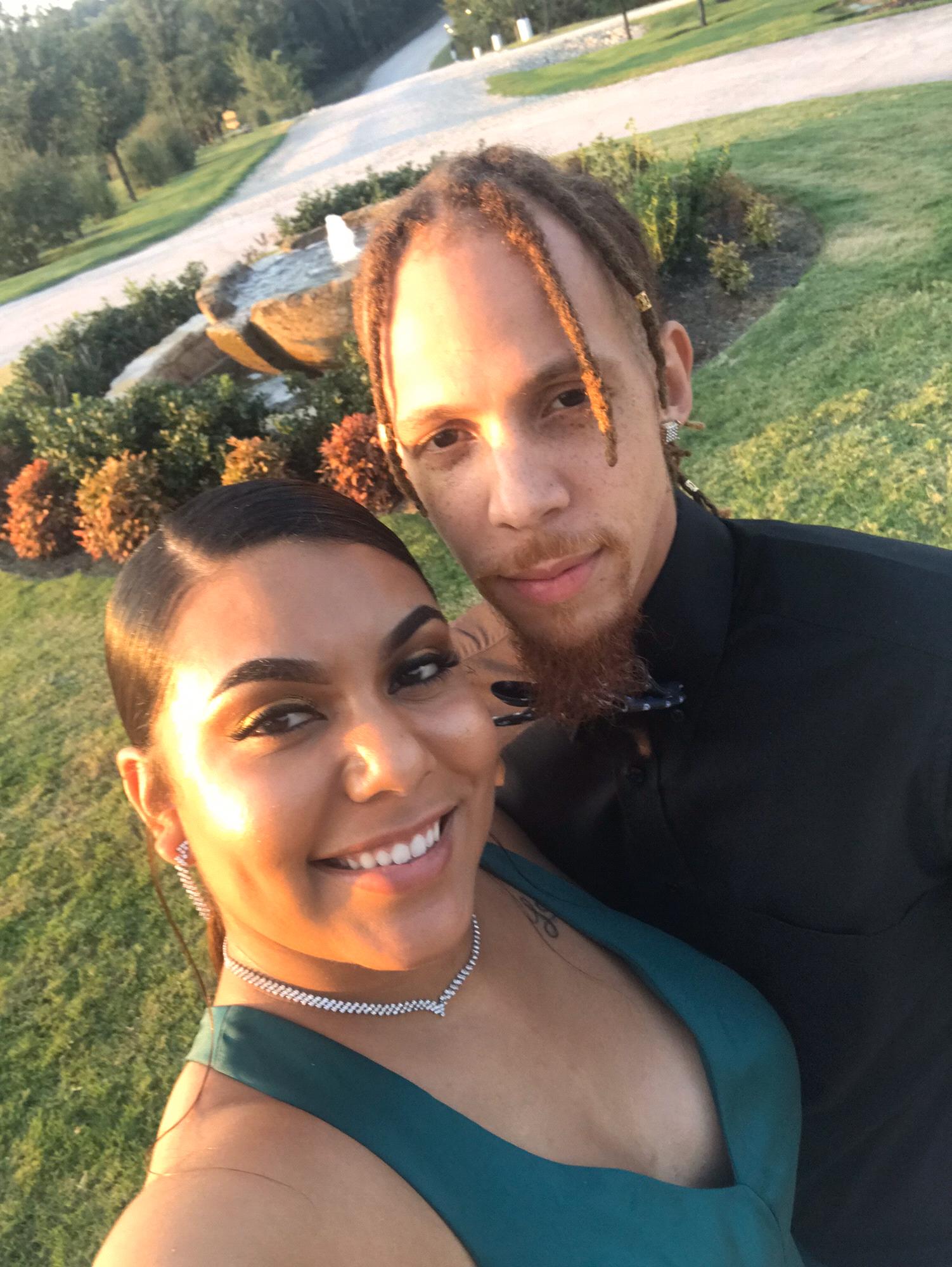 Our first wedding together! Also Kyndells first plane ride to get there... he did better than I did 🥴