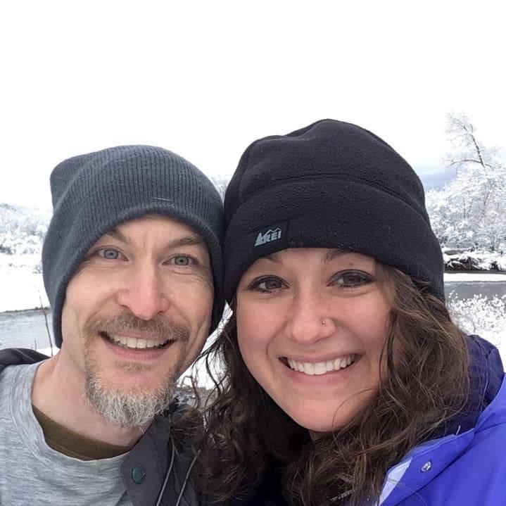 Walking in a winter wonderland in Steamboat springs