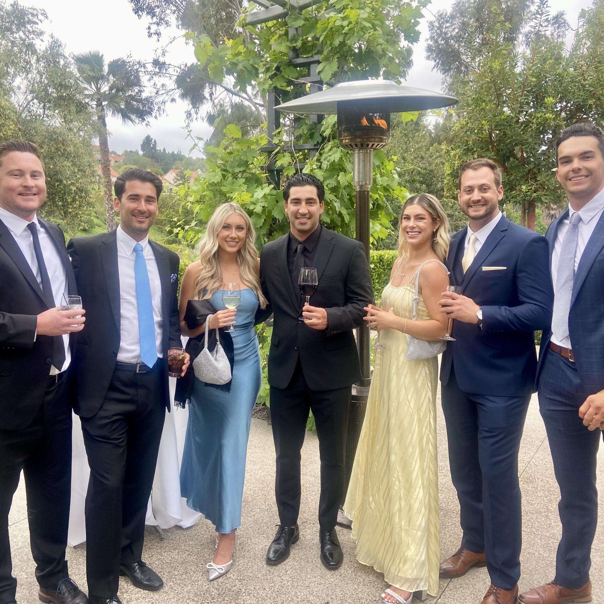 Celebrating love with some of our close friends.