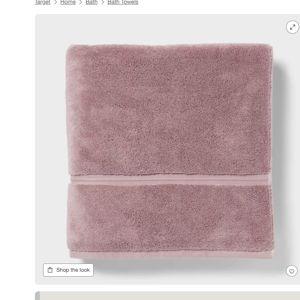 Mauve Oversized Spa Plush Towel - Threshold™
