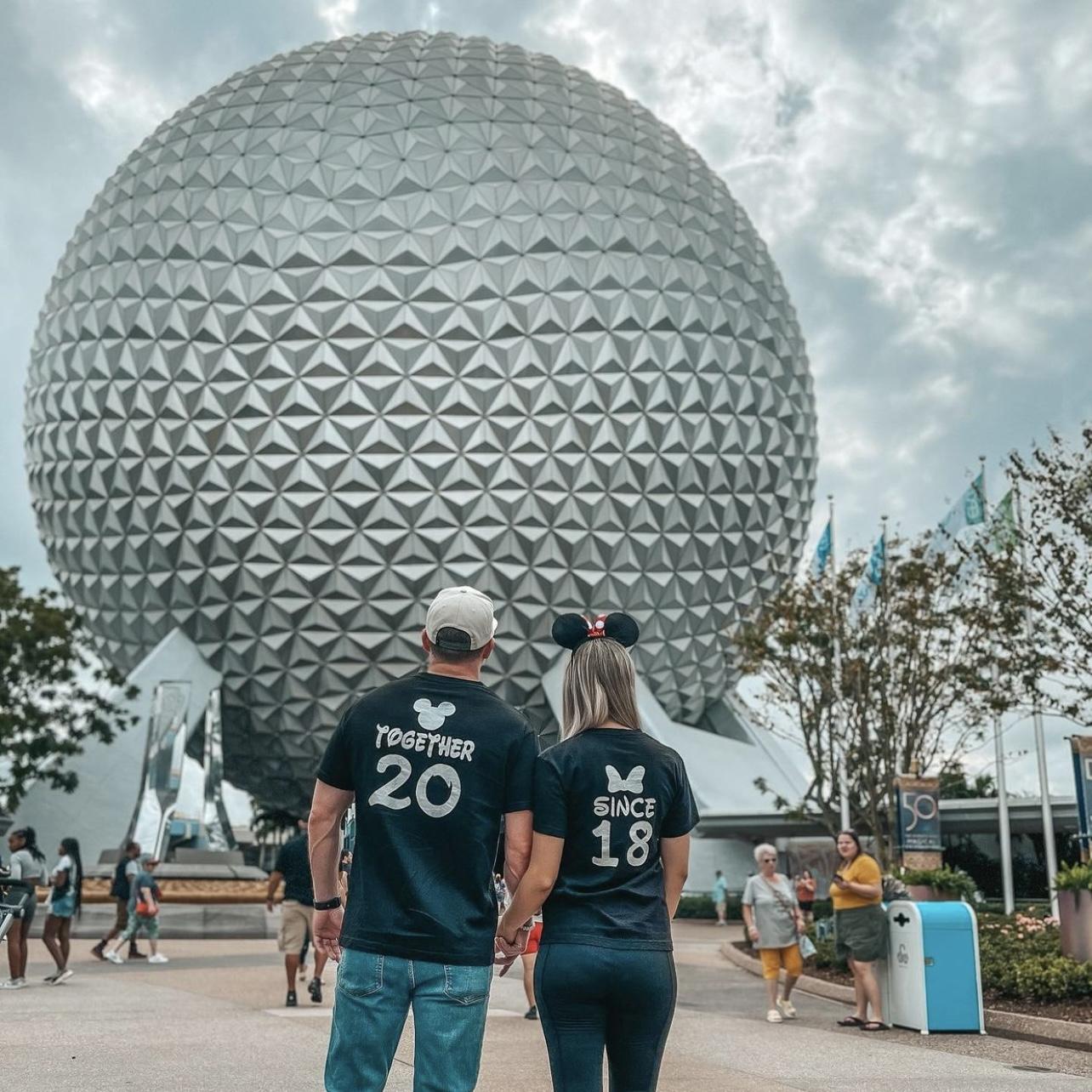 Epcot for our 3 year anniversary 