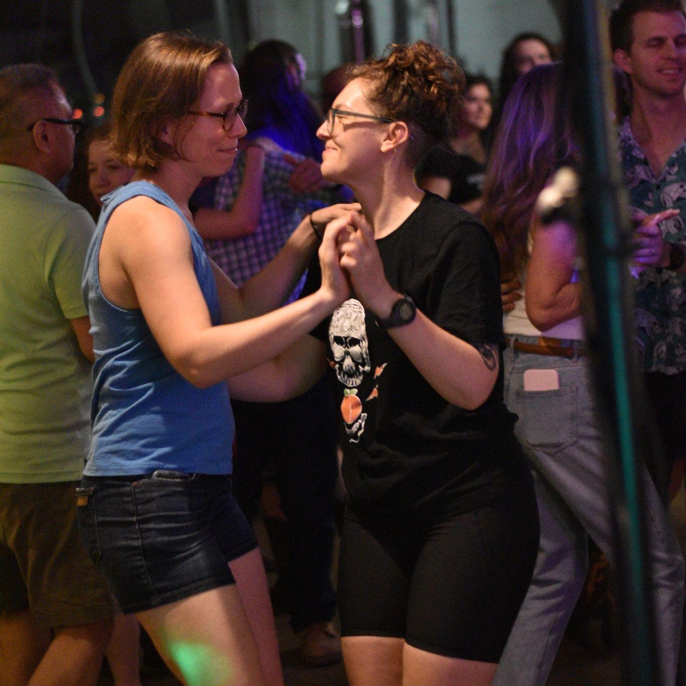 We love dancing! Here we are at a Baltimore Honky Tonk.