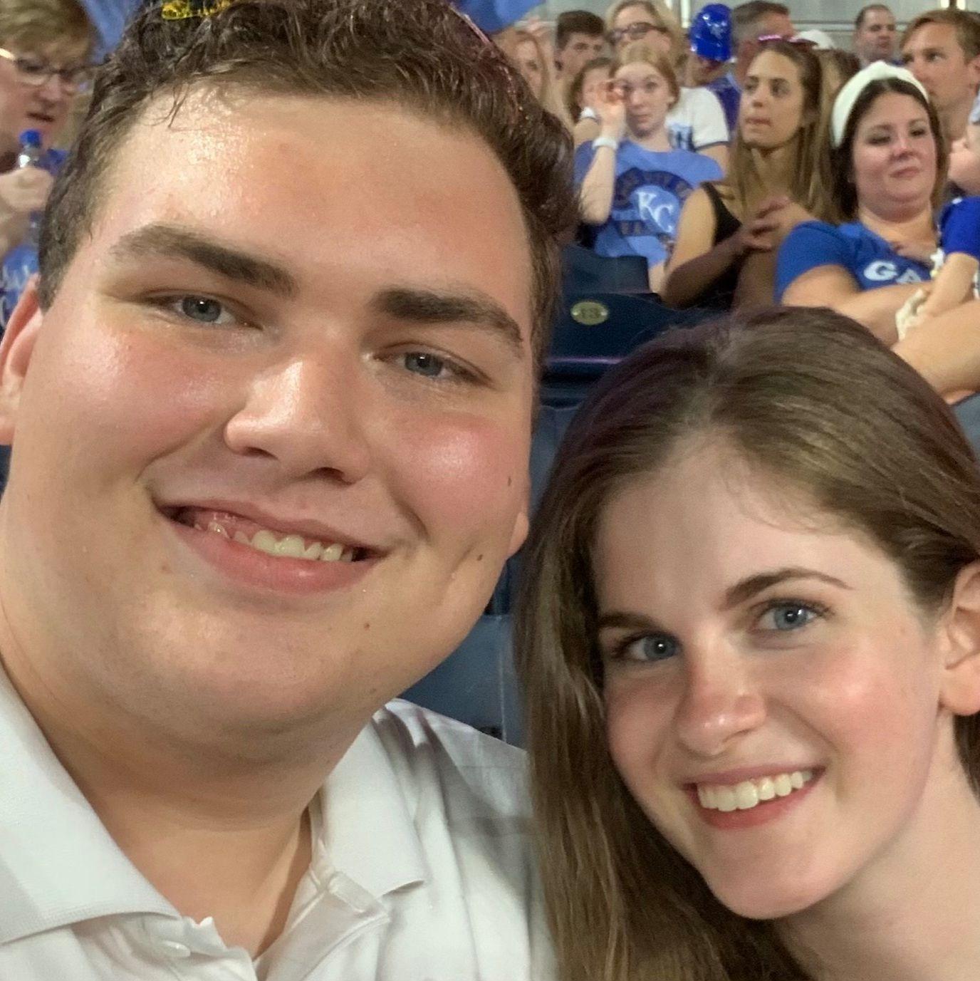 First baseball game together! July 2021