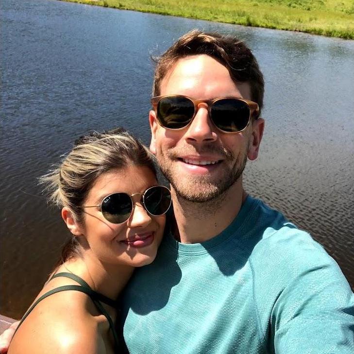 Our first trip to Scribner's Lodge in 2019. Caro miraculously became outdoorsy when sh met Tom.