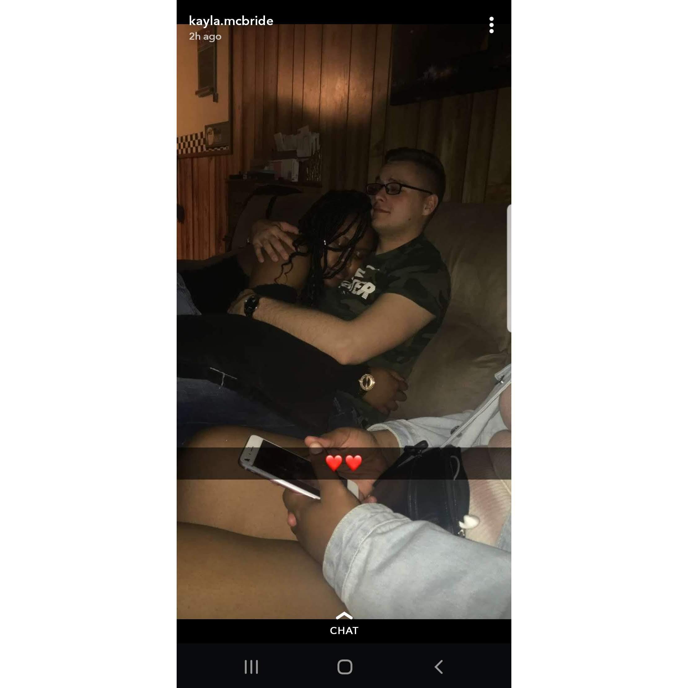 Our first picture together