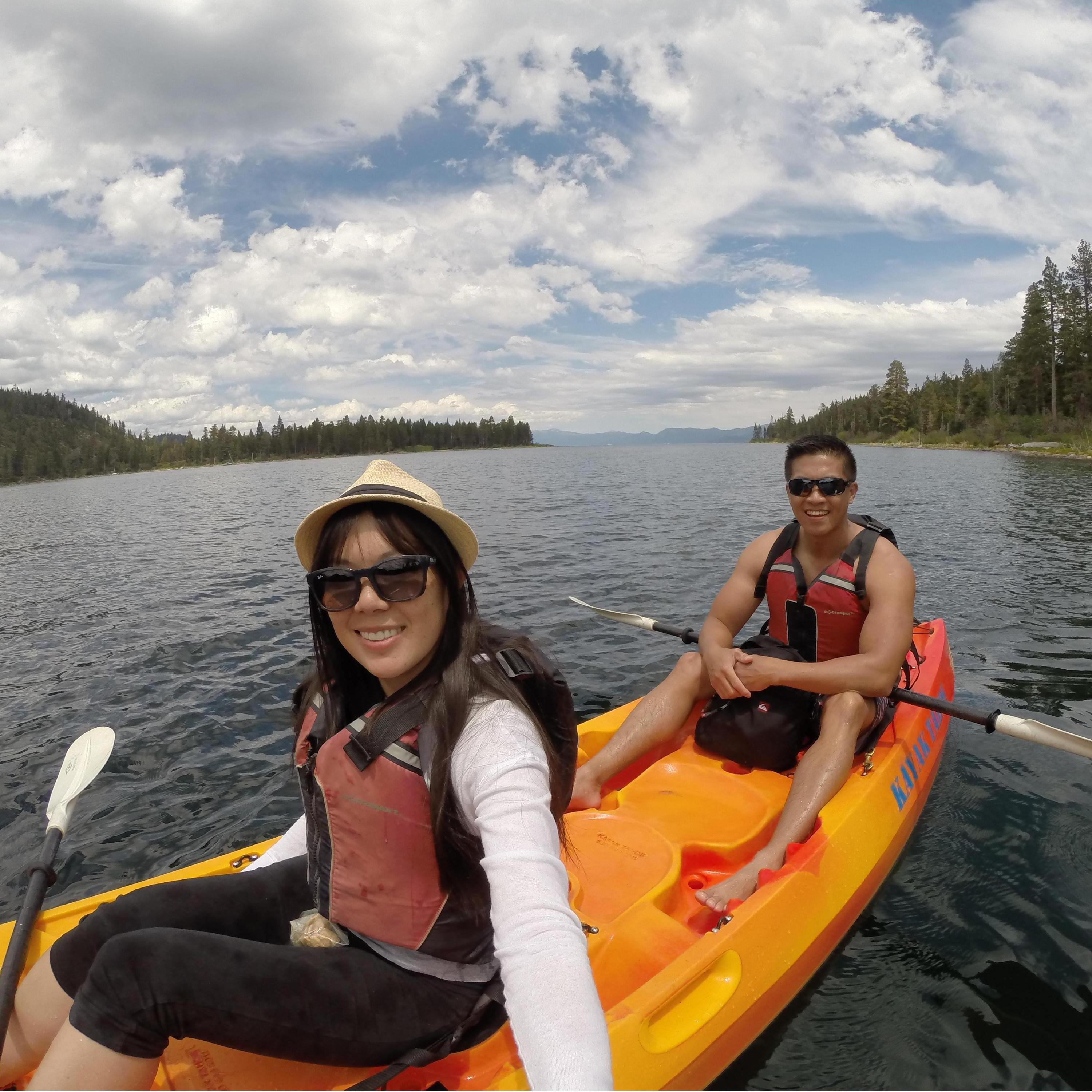 Kayaking Emerald Bay