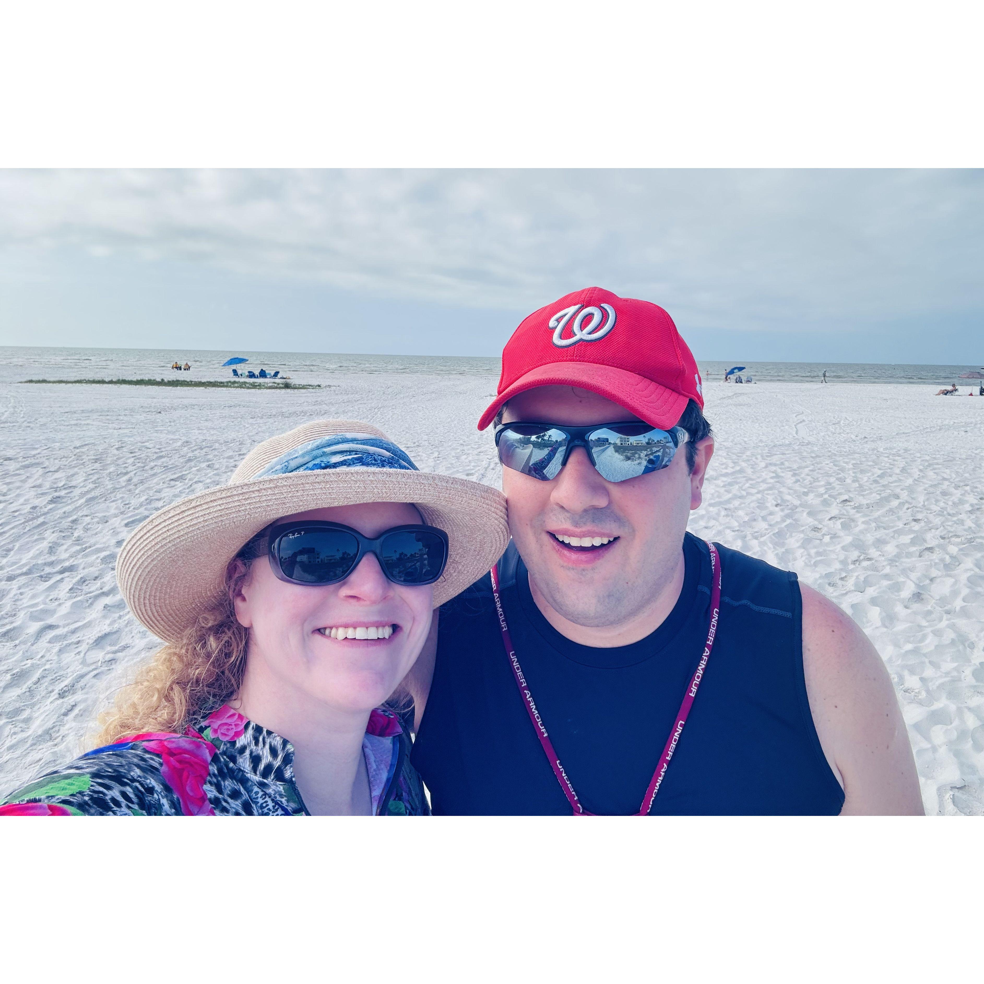Taking a break from watching the Red Sox pummel the Yankees in a Spring Training game, Florida 2024.