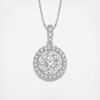 Diamond Cluster Necklace