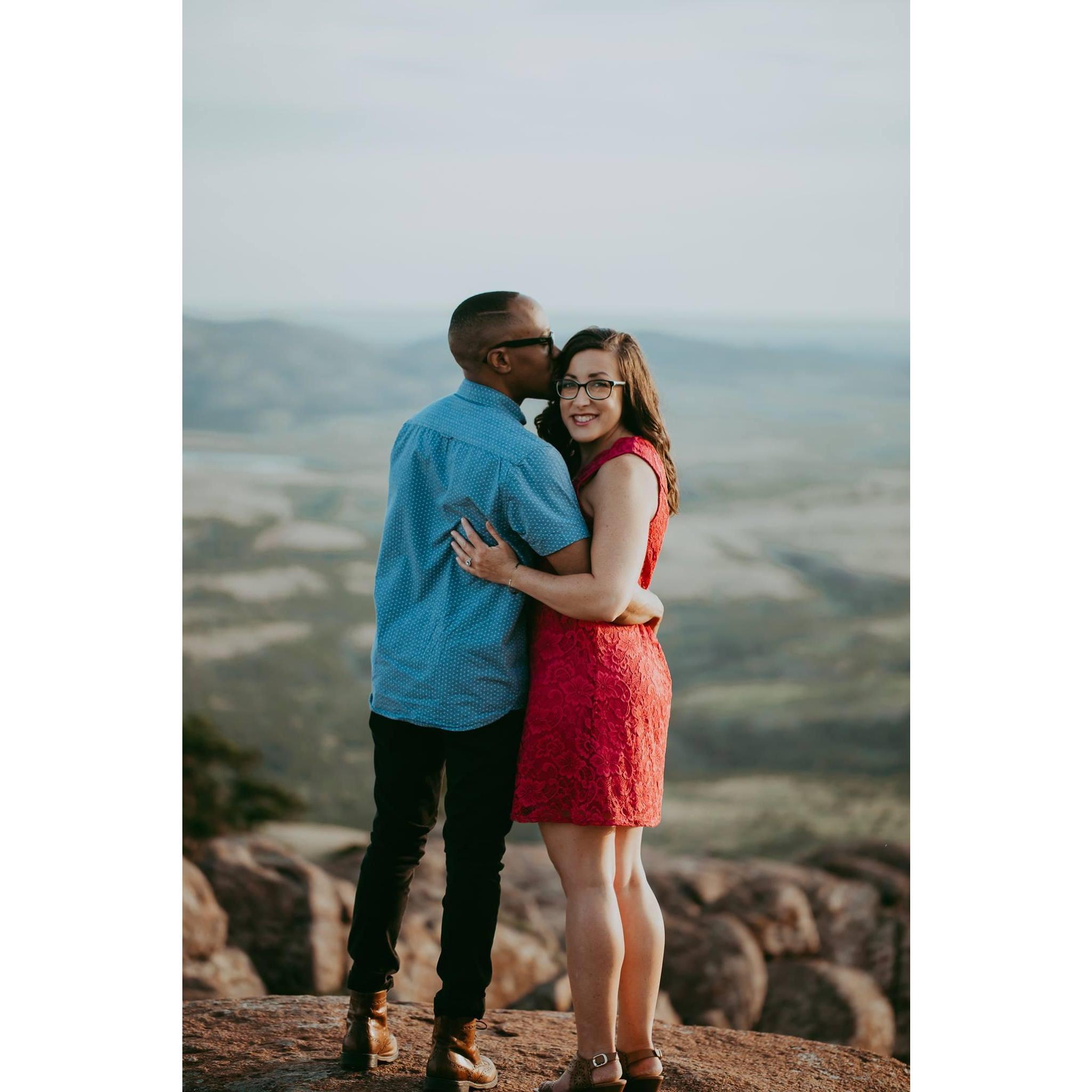 Wichita Mountains, Engagement Photo, June 2018