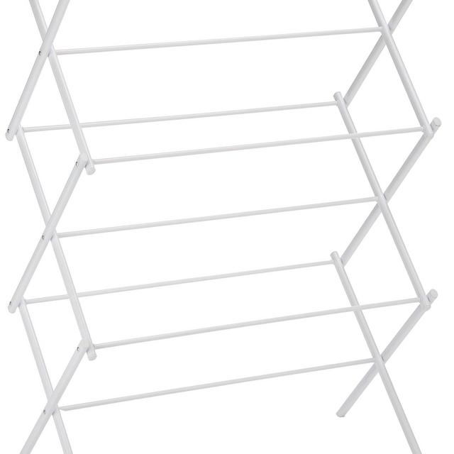 AmazonBasics Foldable Clothes Drying Laundry Rack - White