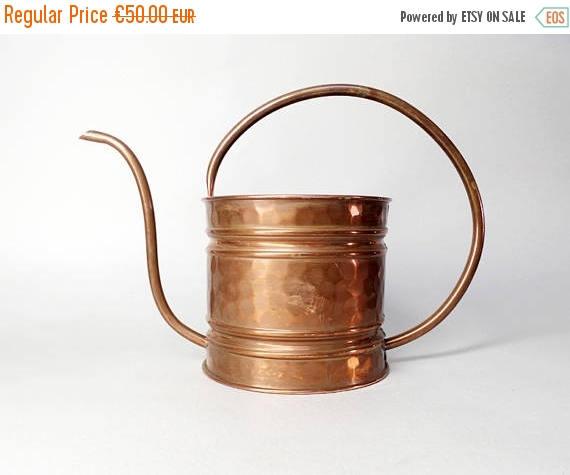10% OFF Hammered Copper Watering Can - For Indoor Plants