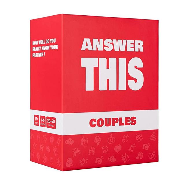 Answer This - Couples - How Well Do You Know Your Partner? - Relationship & Conversation Card Game for Date Night or a Party - Cool Anniversary & Valentines Gift