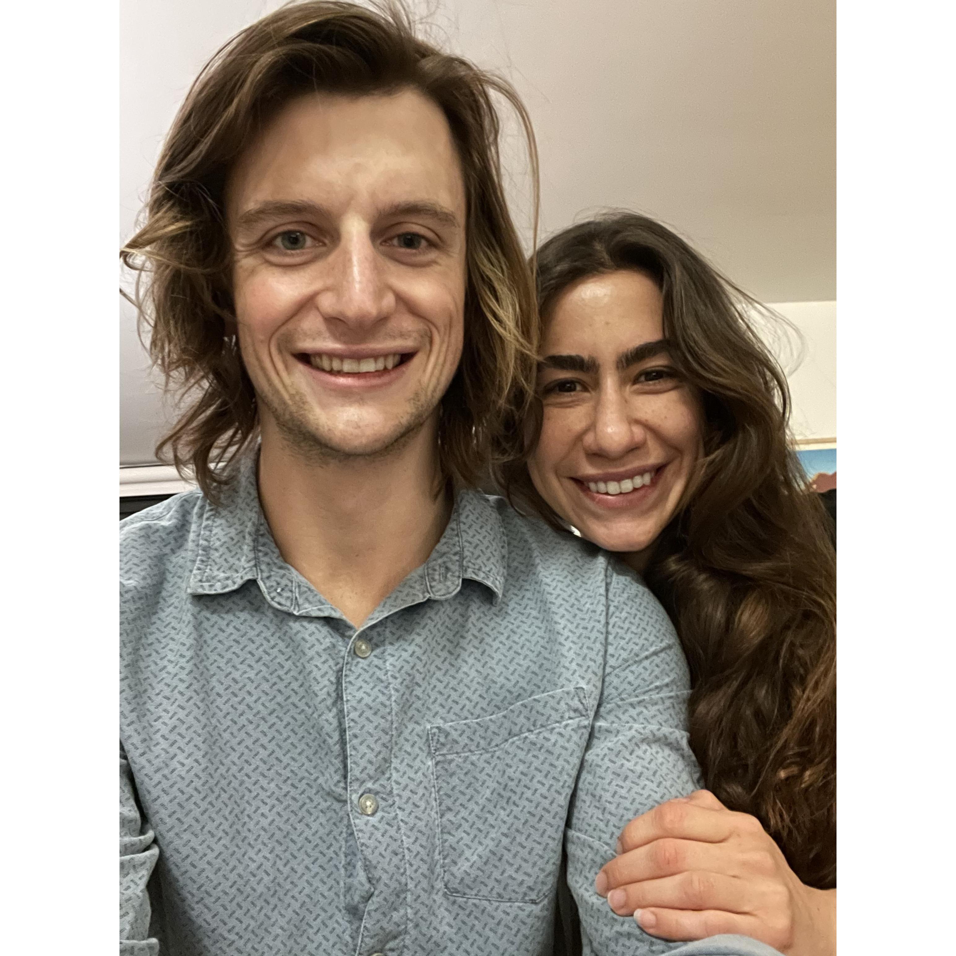 nick's hair at its longest...hopefully ever