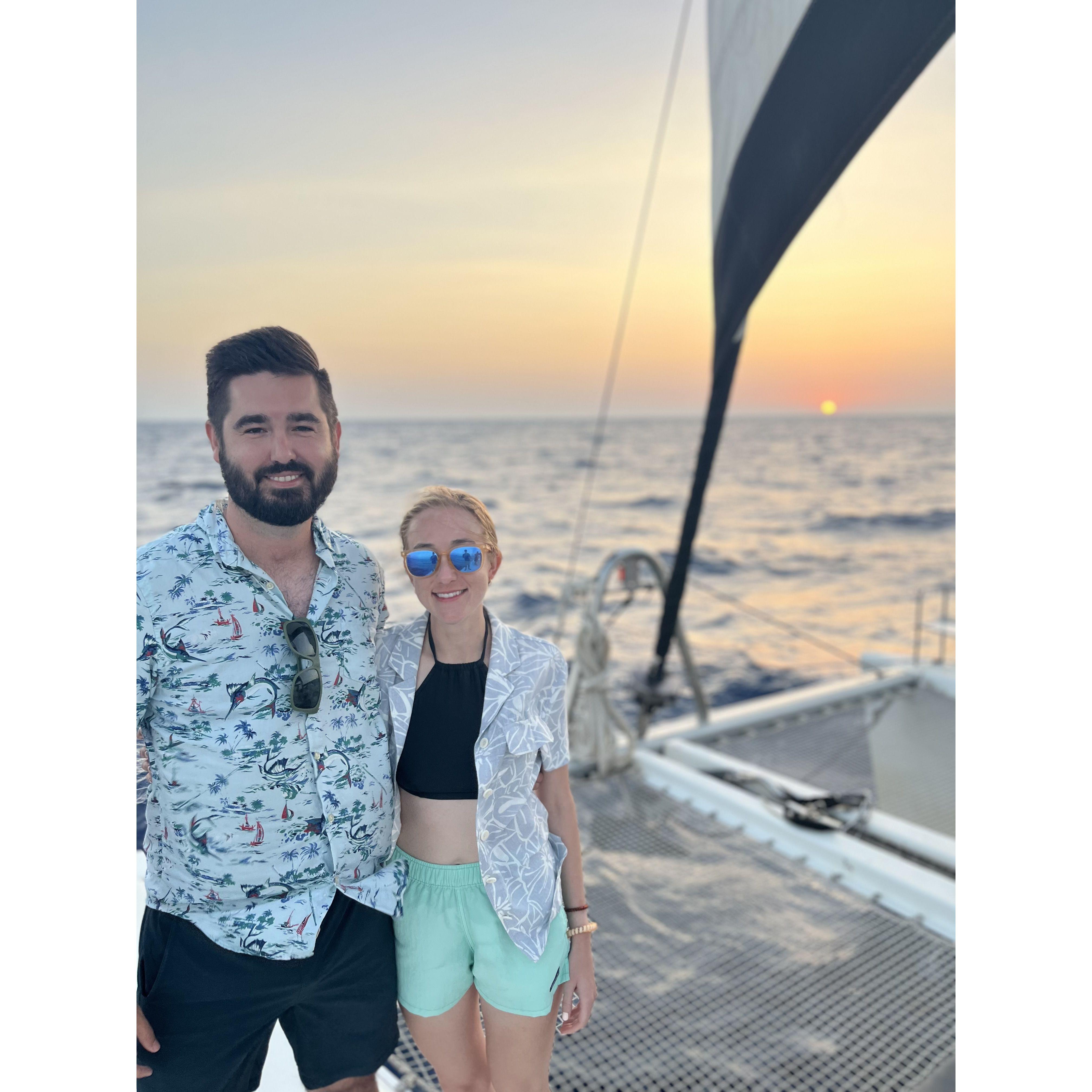 Sailing away in Greece