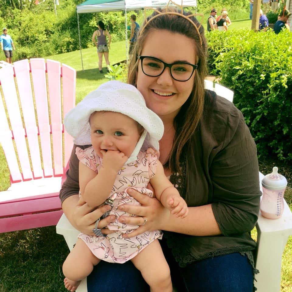 Adalynn and Mommy, June 2019.