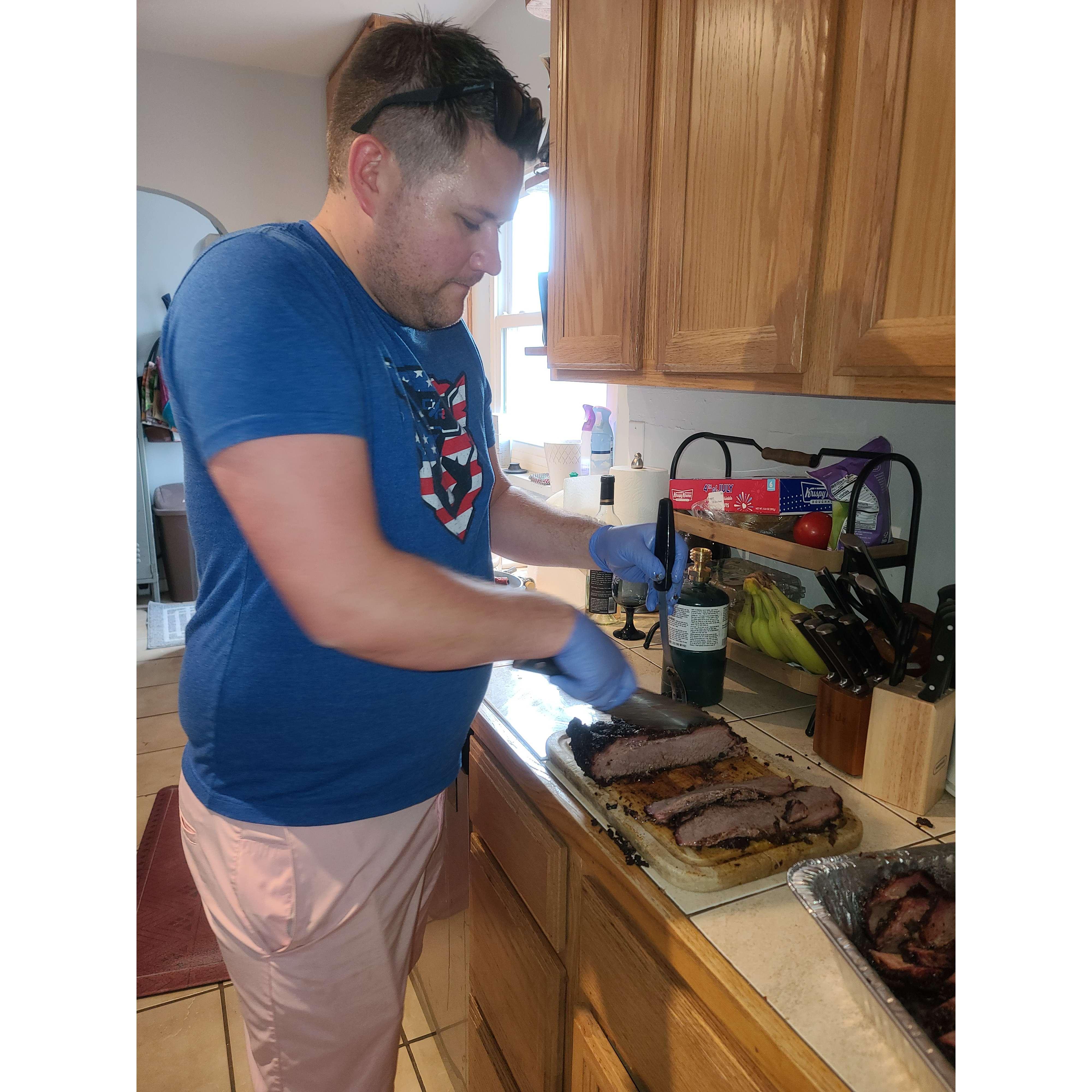 Birthday Shenanigans! They did a brisket for my birthday!
