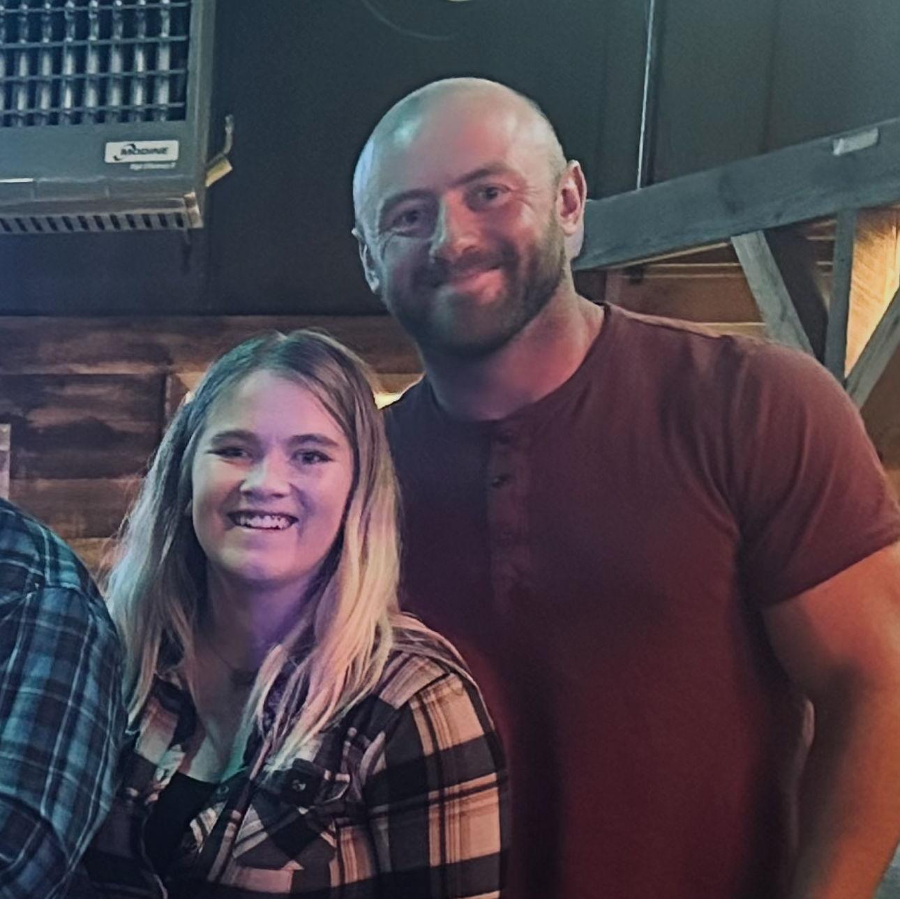 First photo we had taken together. We casually met up at Grizzly Rose after Shayla had a few drinks in her to ask Brett to join her.