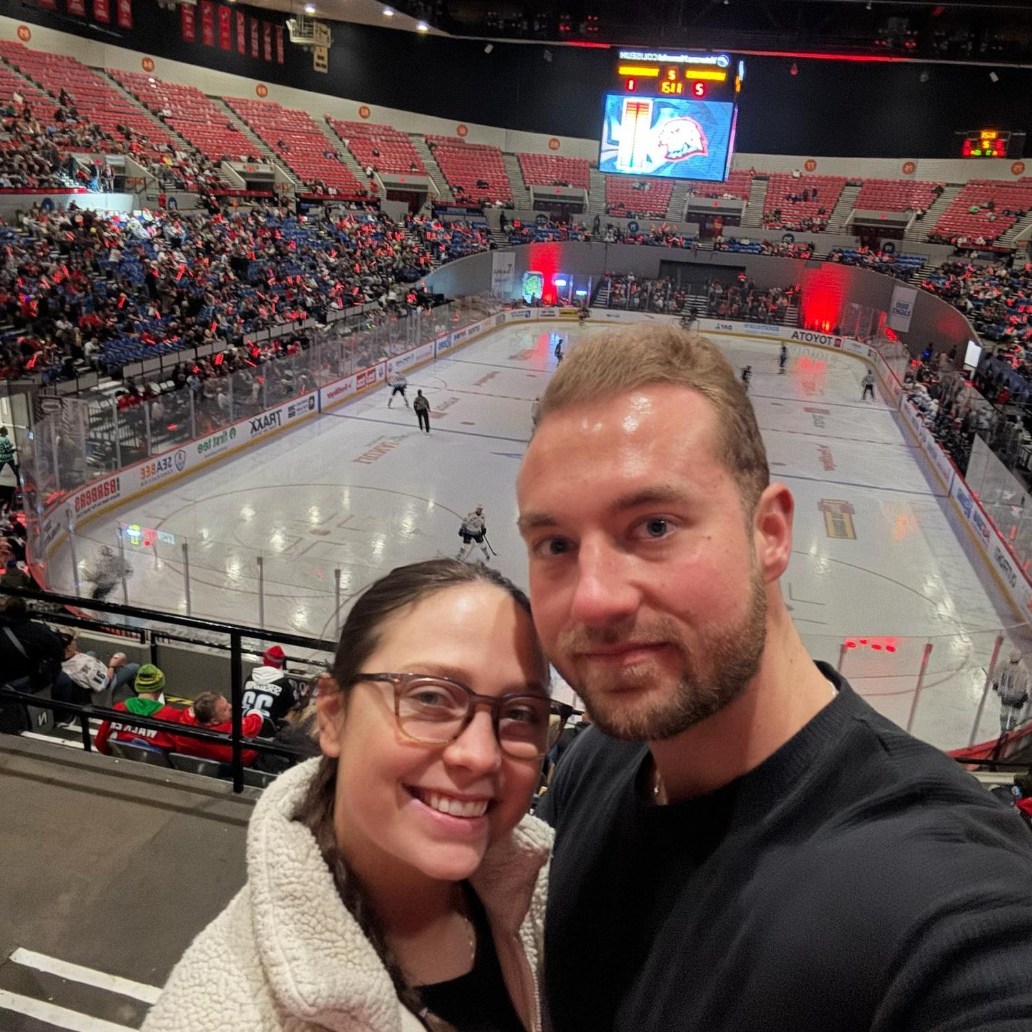 Winter-hawks Hokey Game