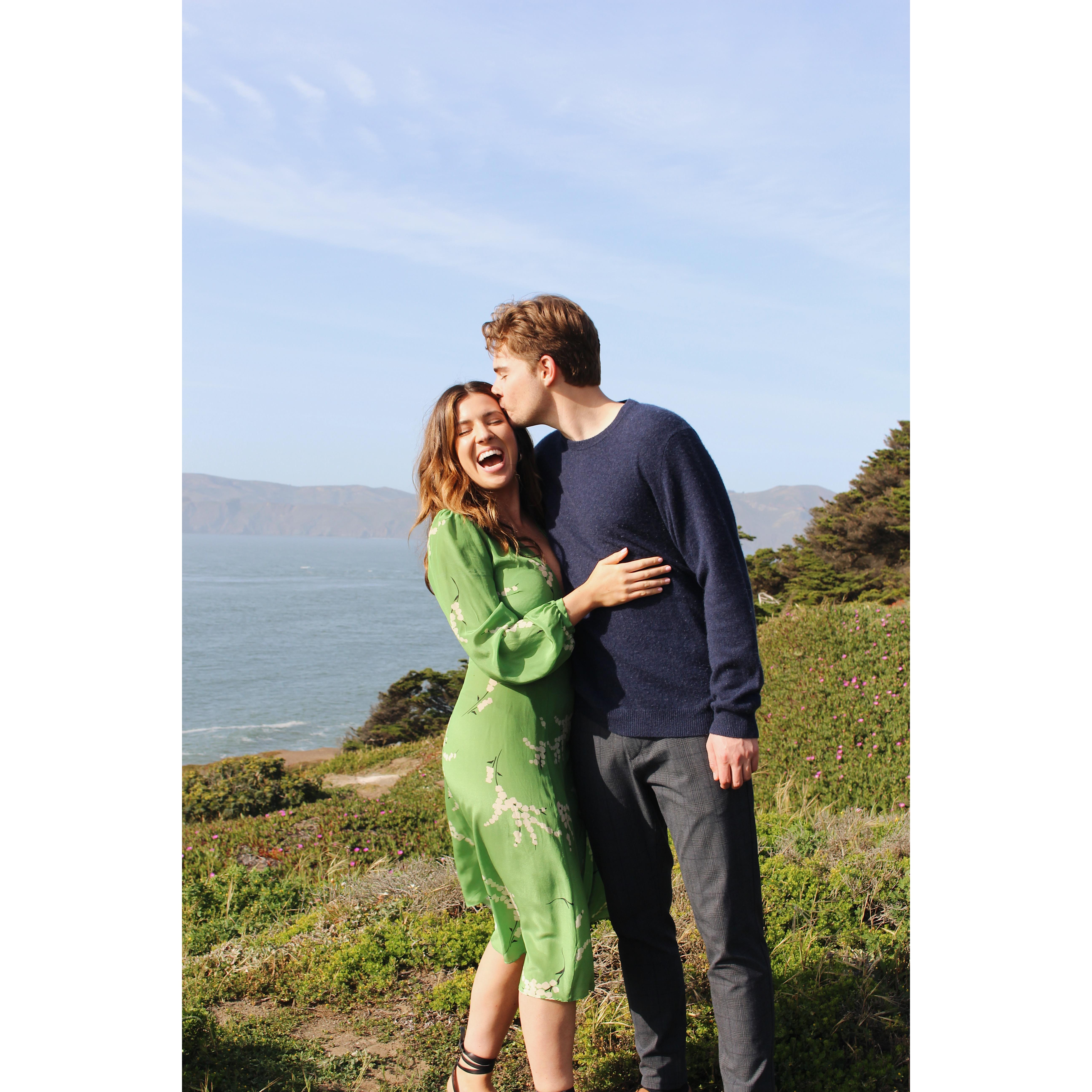 Our engagement photos (taken by Jen Rupey April 2nd, 2022)