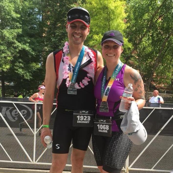 We did it!! Finished our first 70.3!