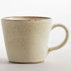 Larkin Reactive Glaze Stoneware Mugs (Color Sand) - Set of 4