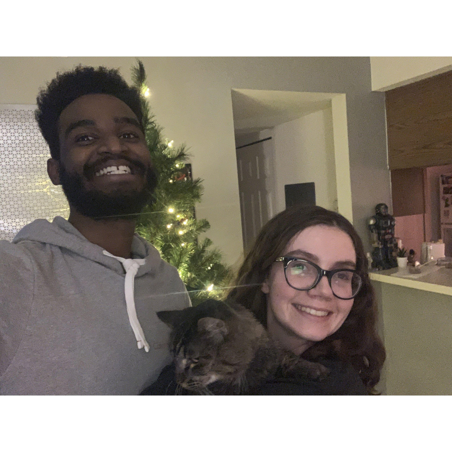 Our first (and only) Christmas in Farmington in 2020. Featuring Miss PT!!