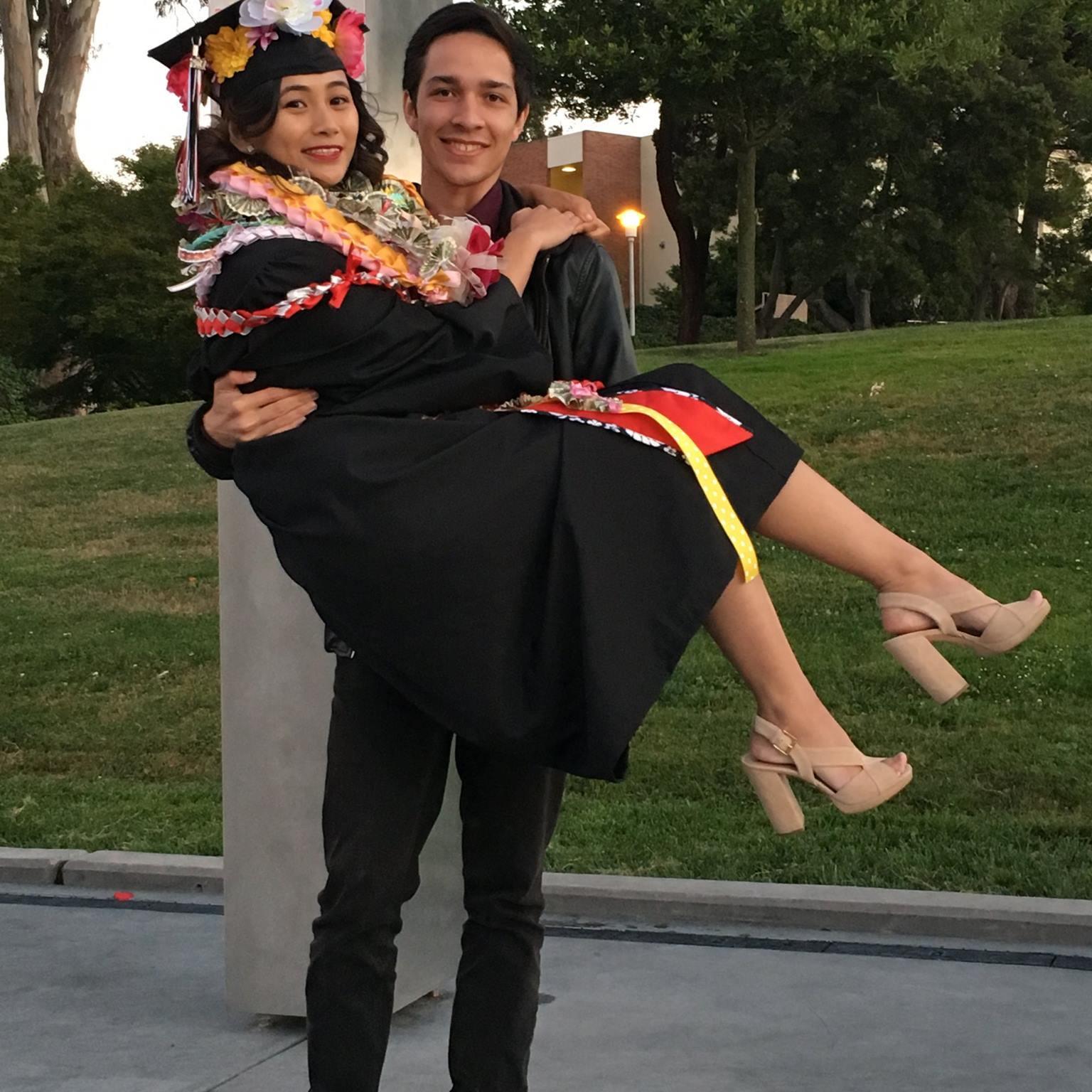 Merrie Kris graduates University in 2017