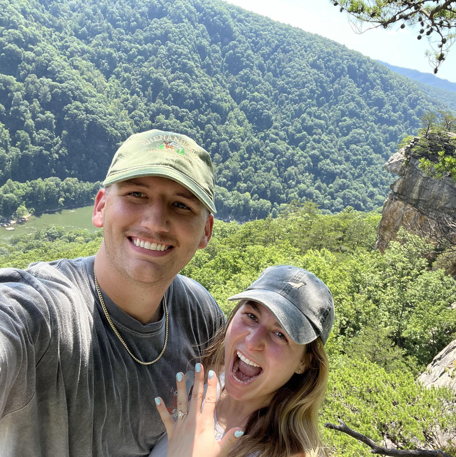 Got engaged at New River Gorge