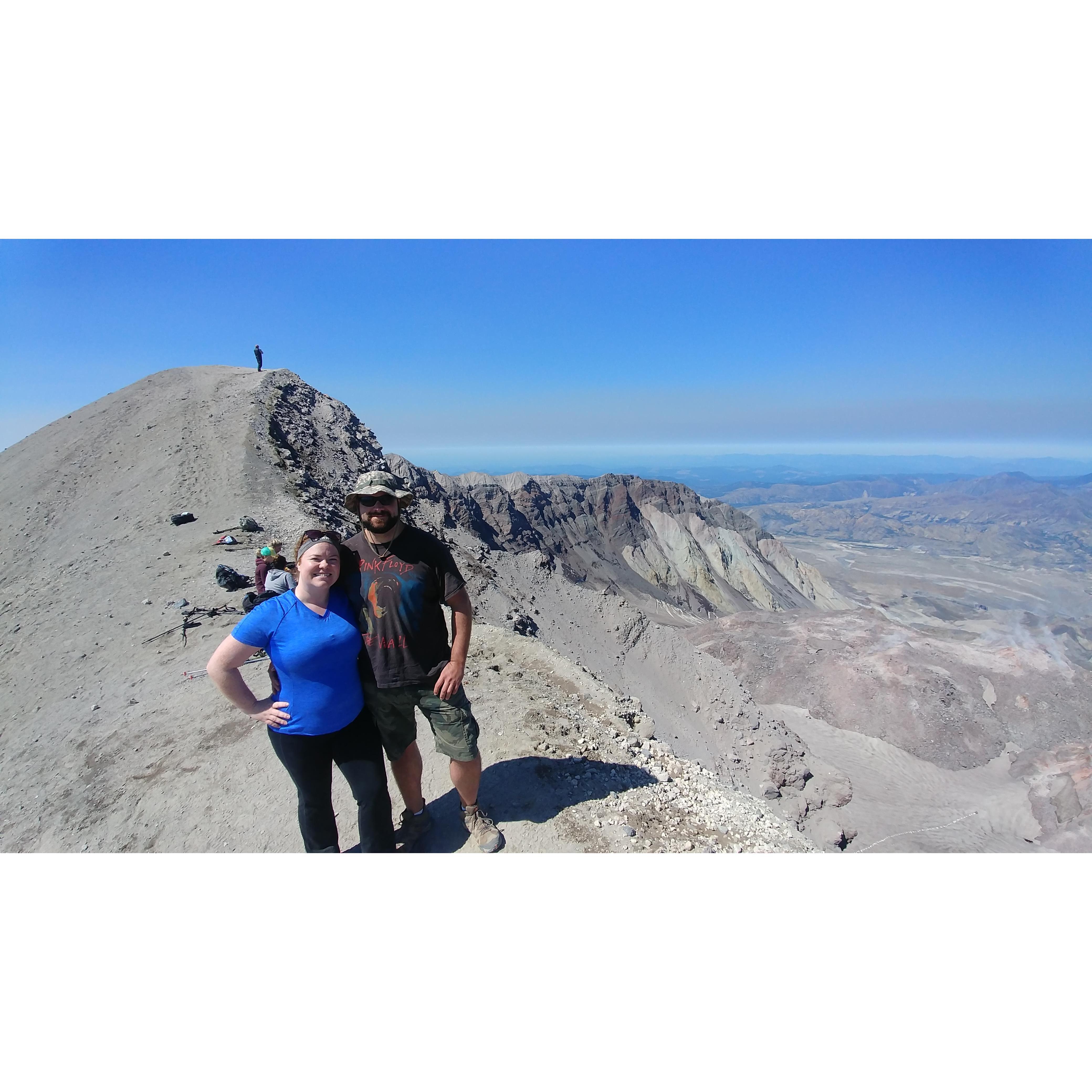 In August of 2018, Joe and I climbed to the top of Mount Saint Helen's. This was definitely the experience of a lifetime!