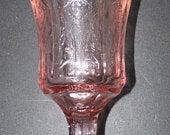 Pink Depression Glass / Madrid Medallion