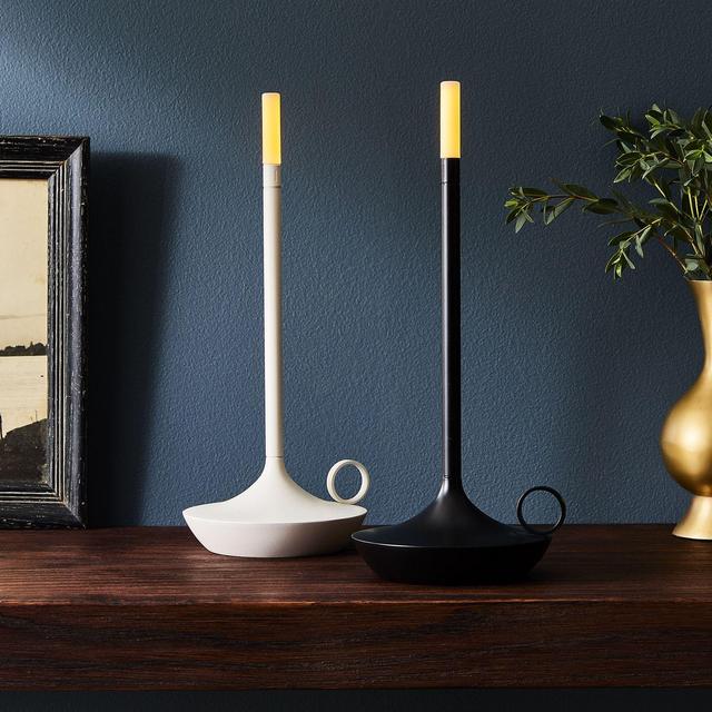 Rechargeable Wick Lantern (In Black Color)