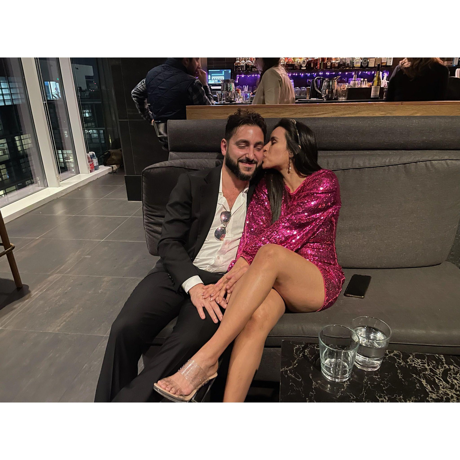 William took Vanessa out for drinks overlooking the DC waterfront to celebrate her 30th birthday. Usually a transformation happens with a kiss from the prince, but this time it was from la princessa.