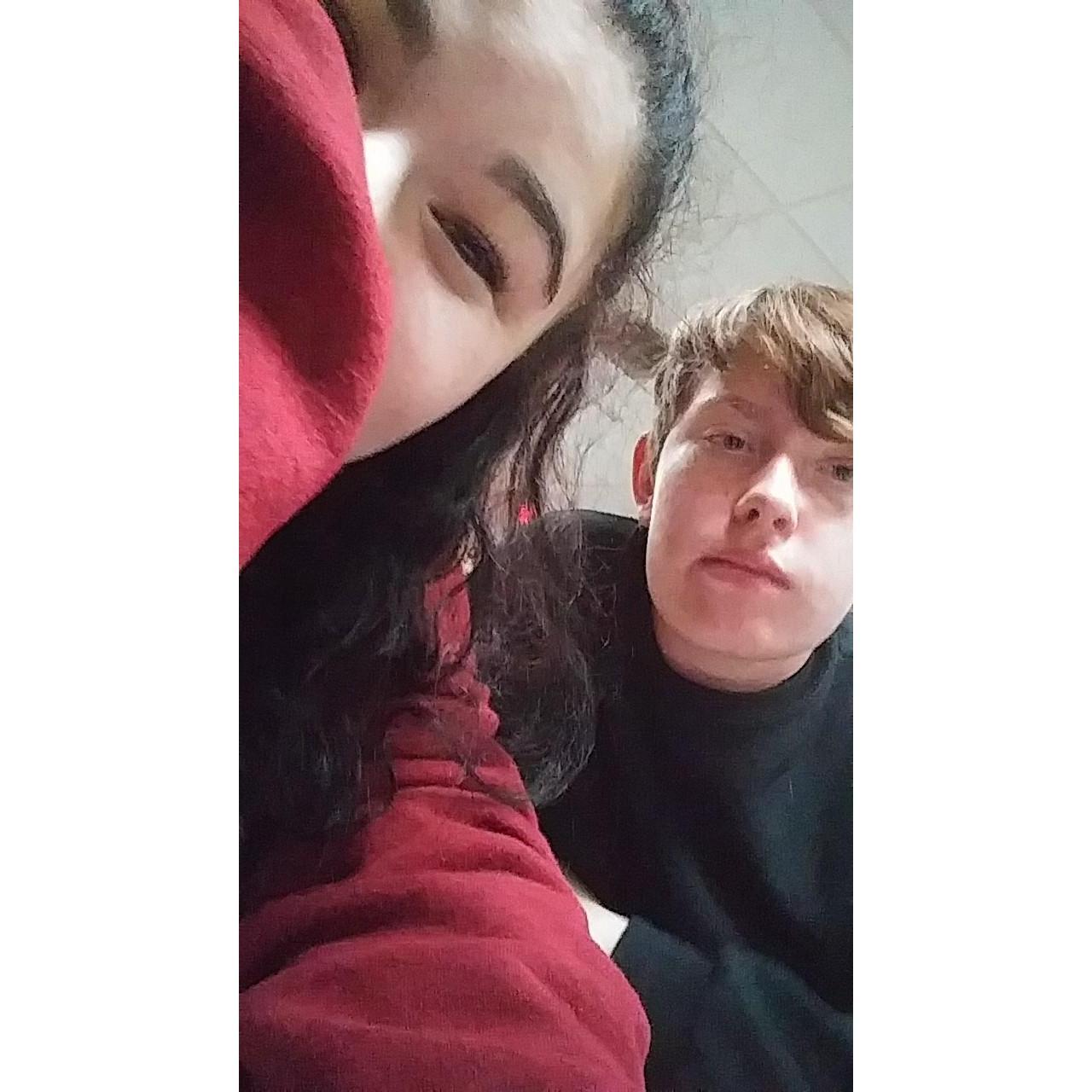 Our first date ! we went bowling. - 2017