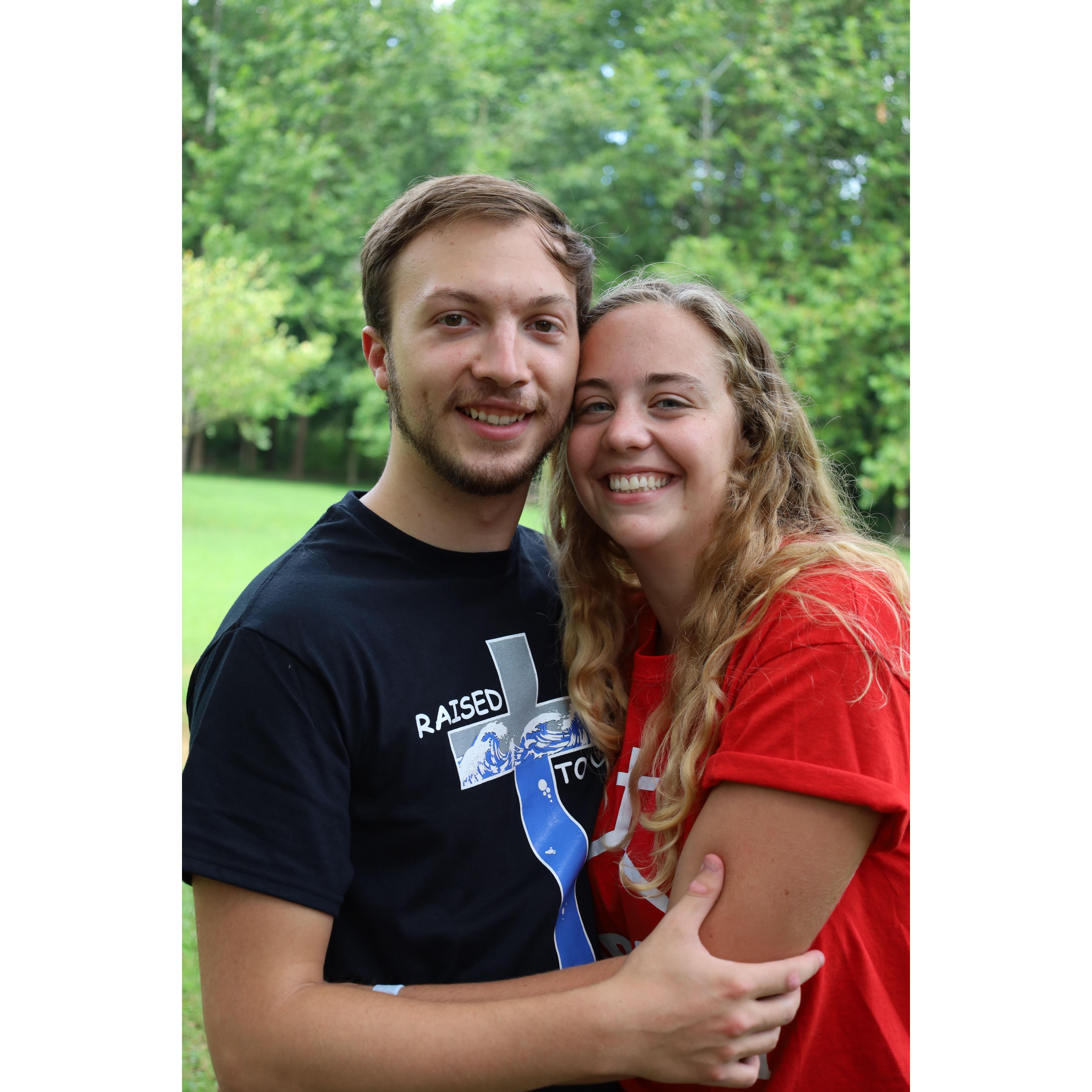 August 2023:
Jacob gets baptized!