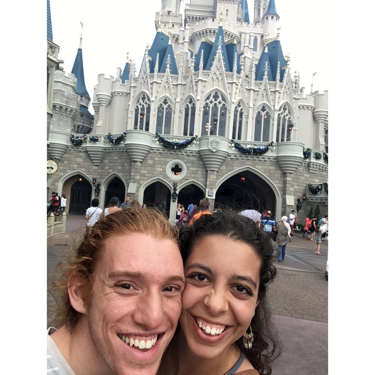 Our first time to Disneyworld together.