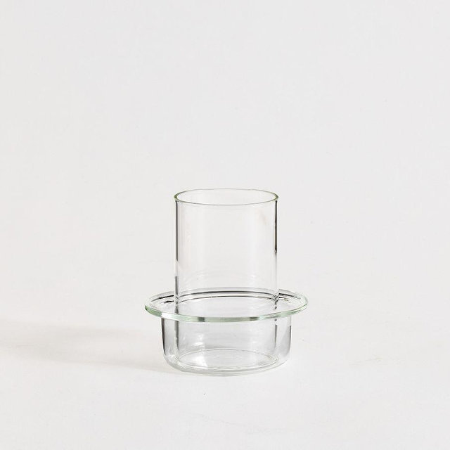 Malibu Glass Hurricane, Clear, Votive 4X4"