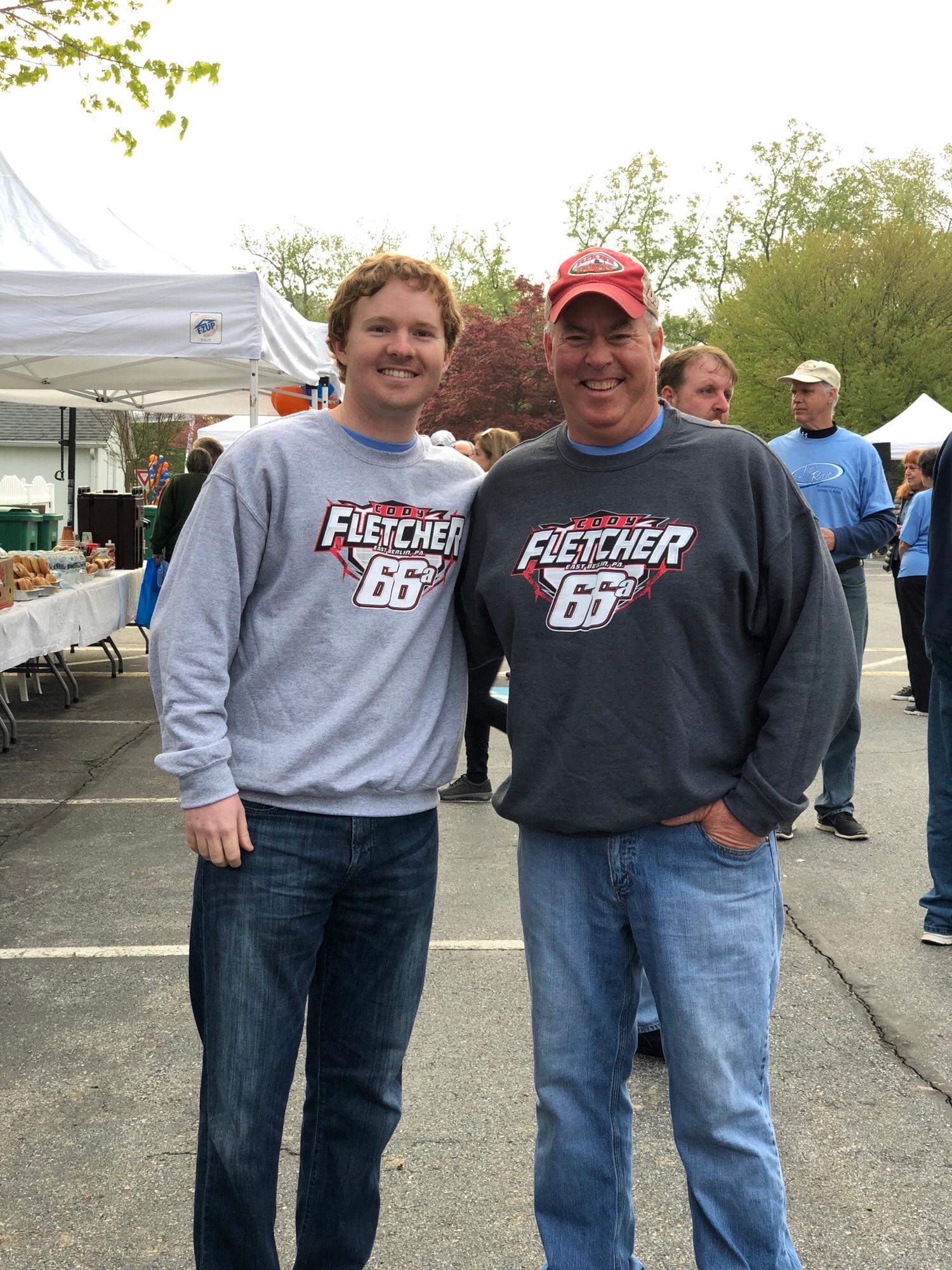 Raymond and Mr. Fletcher matching at Joe's Ride, 2018!