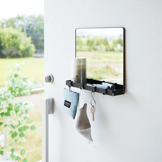 Tower Magnetic Mirror with Storage Rack