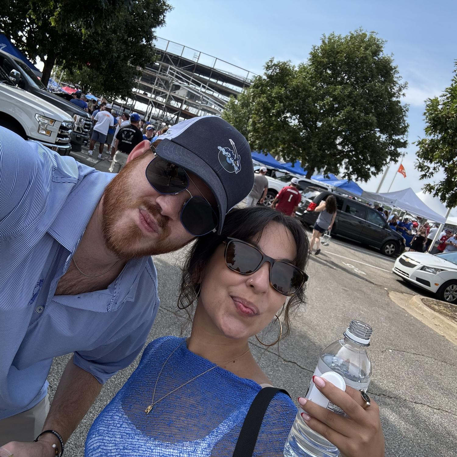 Garrison making me a football girl one game at a time