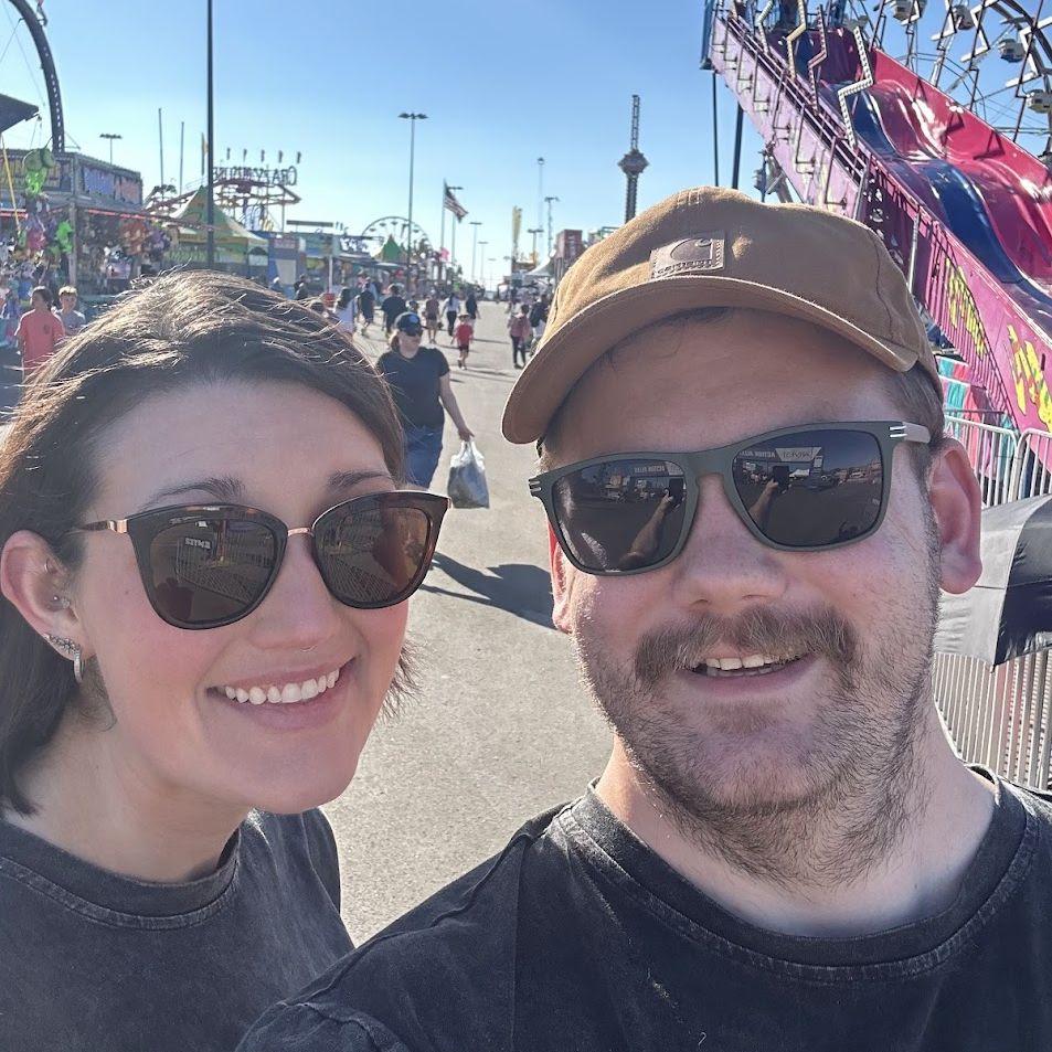 Tanner's first trip to the Tulsa State Fair.