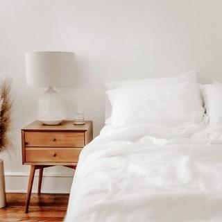 Stonewashed French Linen Flat Sheet