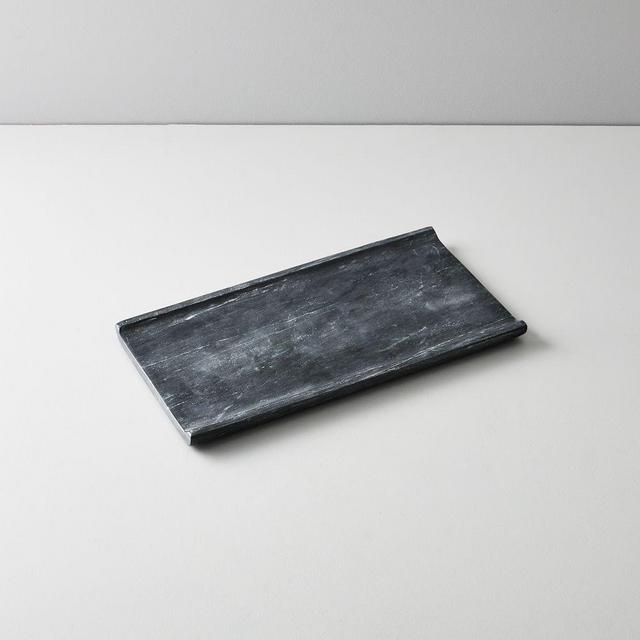 Pure Foundation Marble Tray, Small, Black