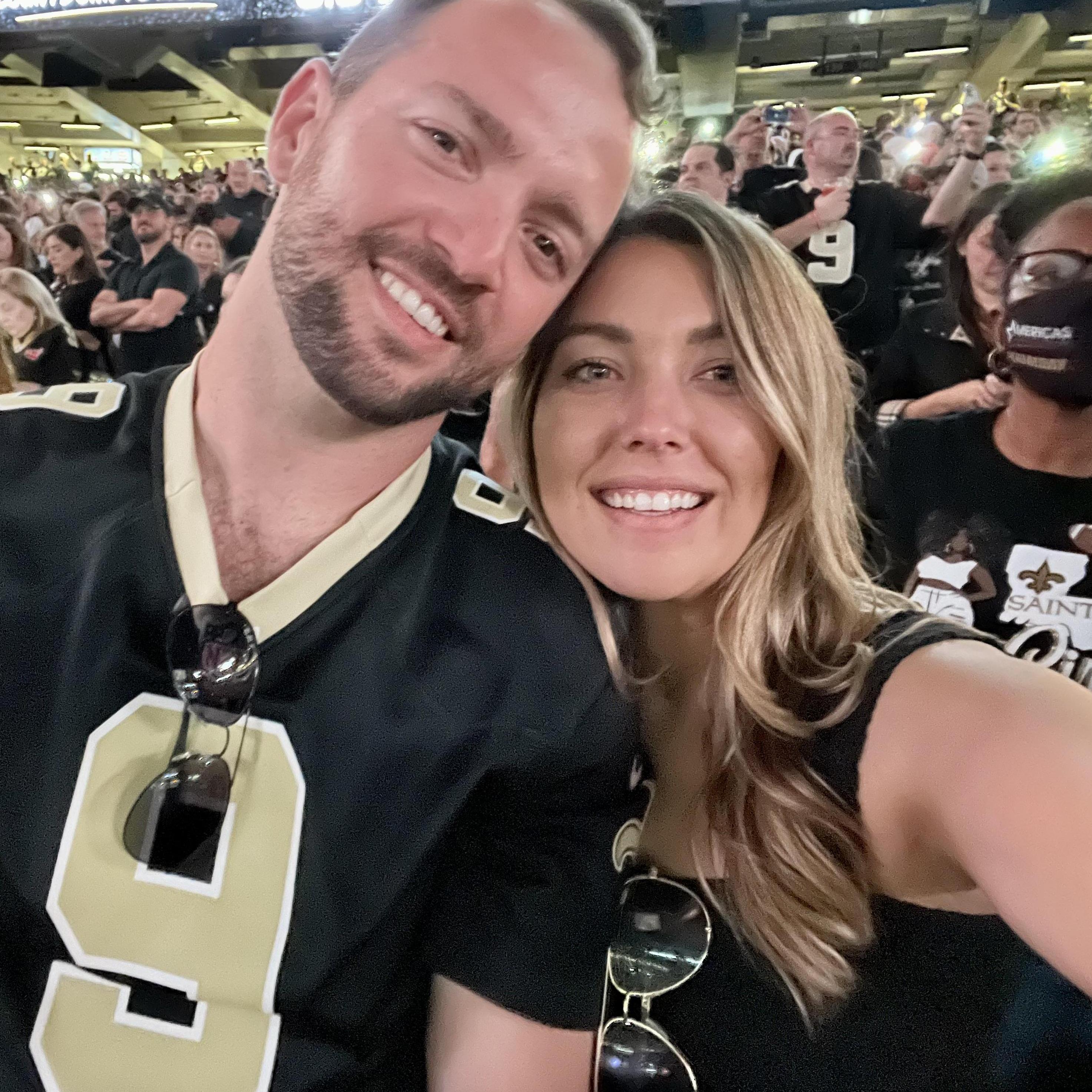 First Saints game together!