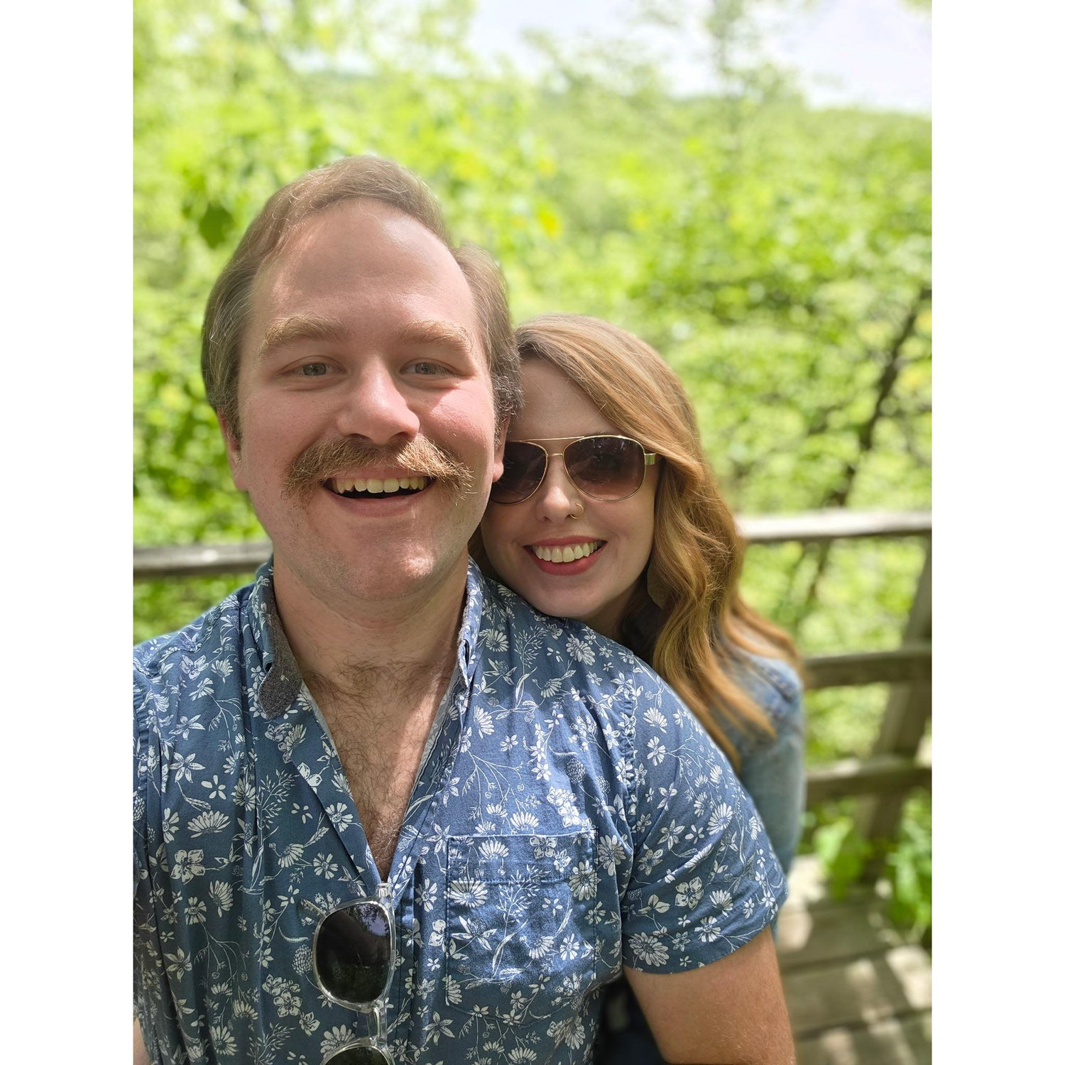 The proposal hadn't even happened yet, but a full day together had our spirits high already!