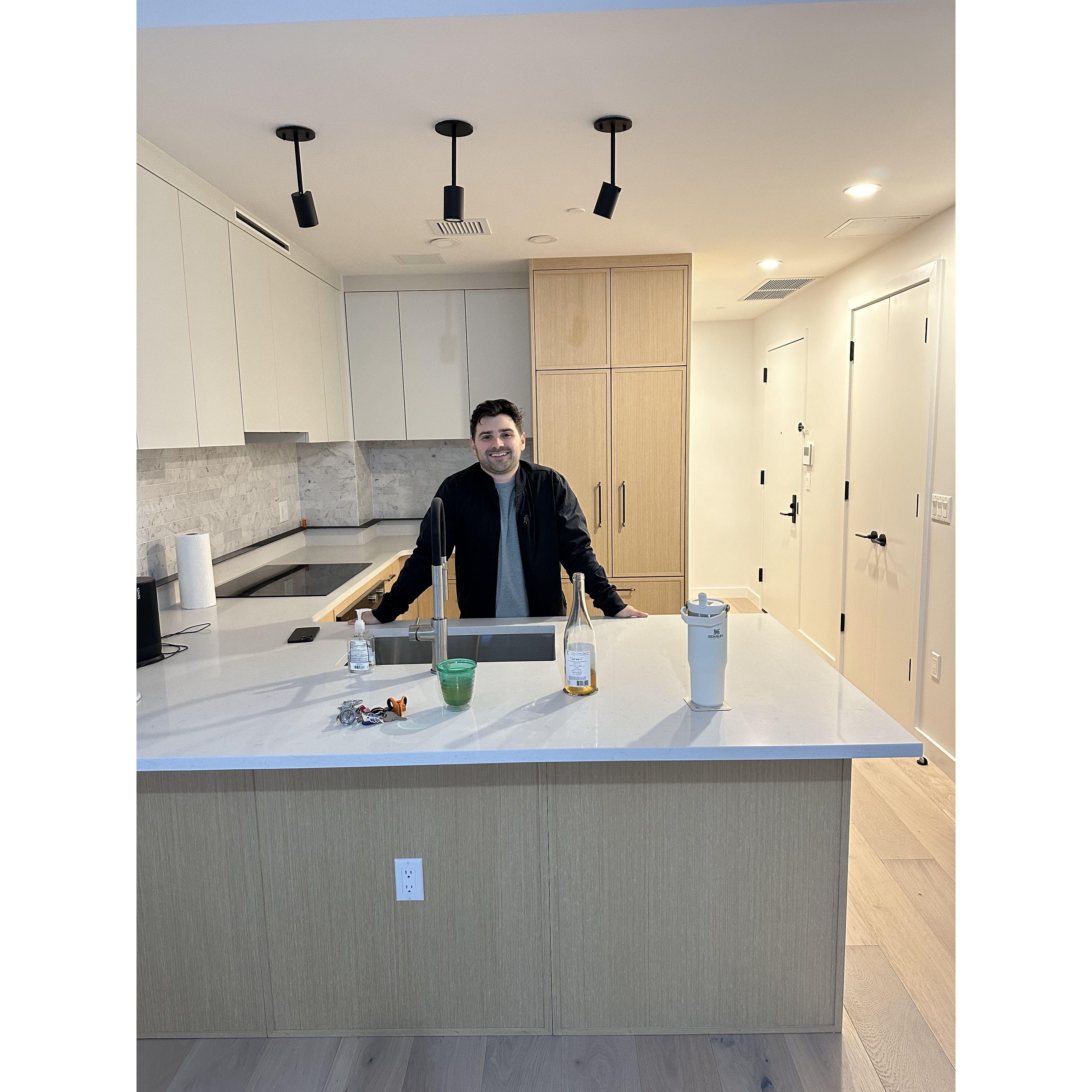 We moved into our first home together! April 2024, Greenpoint, Brooklyn.